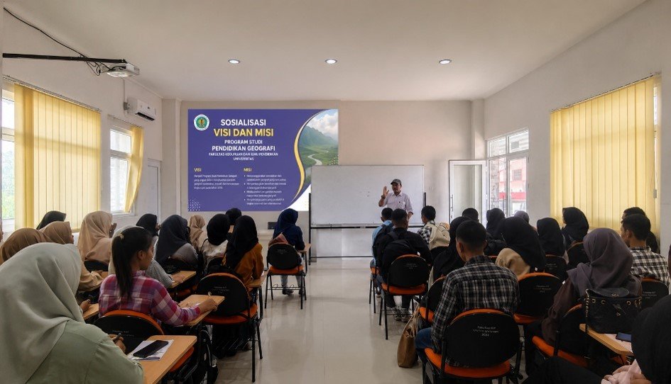Sosialisasi Visi Misi Prodi Pendidikan Geografi kepada Mahasiswa Baru, Kenali Tujuan dan Komitmen sejak Awal