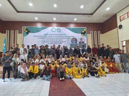 Milad HMG Dan Pembentukan IKA Alumni Pendidikan Geografi Universitas Khairun