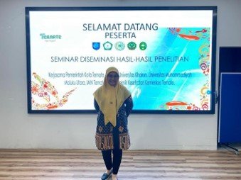 Dosen Program Studi Pendidikan Unkhair melakukan diseminasi hasil penelitian di bapelitbangda Kota Ternate.