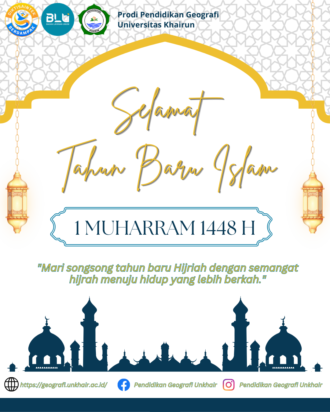 Selamat Tahun Baru Islam 1 Muharram 1448 H