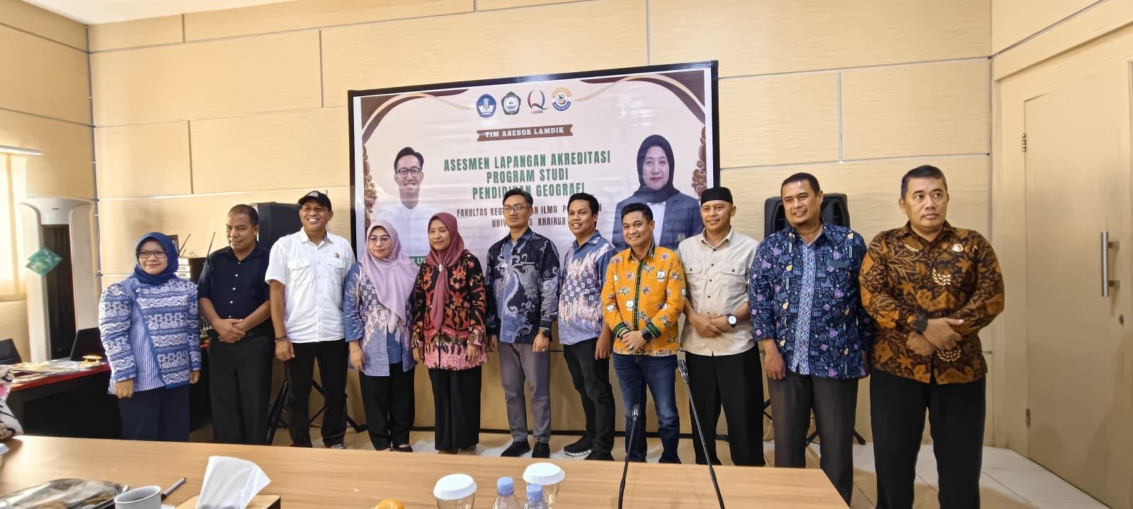 Resmi Ditutup, Asesmen Lapangan Akreditasi Prodi Pendidikan Geografi FKIP Unkhair Berjalan Sukses dan Penuh Haru