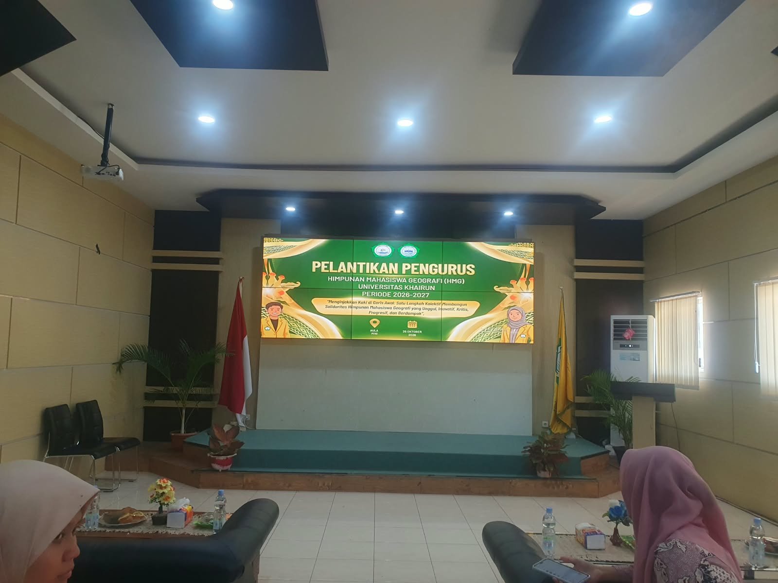 Himpunan Mahasiswa Geografi (HMG) FKIP Unkhair Resmi Dilantik Periode 2026-2027
